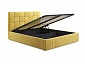 Мягкая кровать Tiffany 1600 желтая с подъемным механизмом с матрасом ГОСТ - фото №4