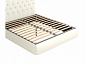 Мягкая кровать "Амели" 1800 белая с орт.основанием и матрасом ГОСТ - фото №4