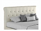 Мягкая интерьерная кровать "Амели" 1600 белая с матрасом ГОСТ - фото №4