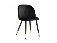 Gabi black / black / gold Стул на металлокаркасе - фото №1, Woodville13616