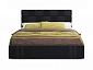 Мягкая кровать Tiffany 1600 темная с подъемным механизмом с матрасом PROMO B COCOS - фото №6