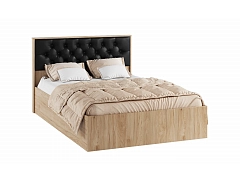 Кровать с настилом ДСП Модена МКР-1 140х200, гикори рокфорд - фото №1