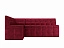 Кухонный угловой диван Атлас Левый (115х192), вельвет бархатного типа - миниатюра