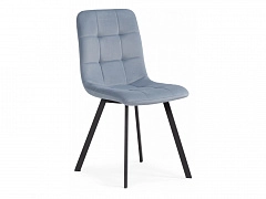 Bruk light blue / black Стул на металлокаркасе - фото №1, Woodville9178