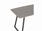 Стол обеденный STOOL GROUP Vermont 140*80 Керамика темная, ножки серые - фото №4