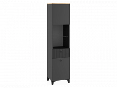 Ника 400 эйхория QR-17 / графит / дуб делано Шкаф - фото №1, Woodville20550