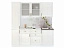 Кухня Виктория 2000, белый сандал - миниатюра