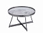 Журнальный столик STOOL GROUP STOOL GROUP Гера 80*80 Белая керамика, сталь тёмный хром, сталь - миниатюра