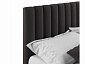 Мягкая кровать Olivia 1800 шоколад с подъемным механизмом - фото №6