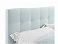 Мягкая кровать Selesta 1600 мята пастель с подъемным механизмом - фото №5
