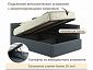 Мягкая кровать Aura 1200 маренго с подъемным механизмом - фото №4