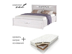 Кровать с подъемным механизмом Афродита 20 140х200 с матрасом BSA в комплекте - фото №1