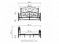 Викси 180х200 черная Кровать - фото №3