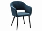 Кресло Oscar Diag blue/черный - фото №2