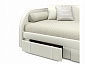 Мягкая кровать Elda 900 беж с ортопедическим основанием и матрасом PROMO B COCOS - фото №9