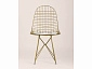 Стул Stool Group Eiffel Золотой/Белая подушка  - фото №5