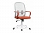 Bust gray / red / white Компьютерное кресло, сетка, ткань - миниатюра
