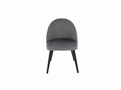 Стул Белиз, Черный муар/Monolit Grey - фото №1