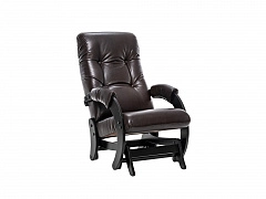 Кресло-качалка Модель 68 (Leset Футура) Венге, к/з Vegas Lite Amber - фото №1