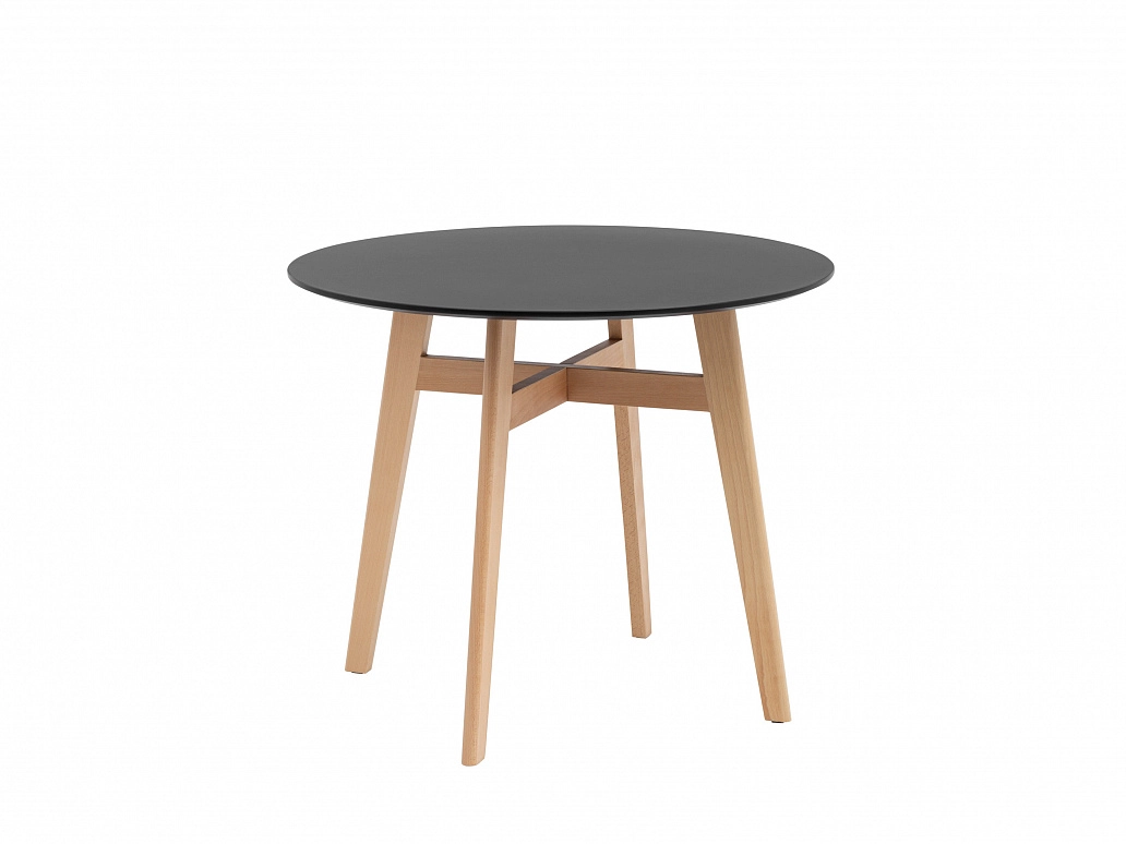 Стол STOOL GROUP Target Circle 90*90 Черный - фото №1