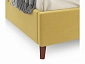Мягкая кровать Betsi 1600 желтая с подъемным механизмом и матрасом PROMO B COCOS - фото №8