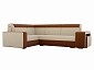 Угловой диван Мустанг с двумя пуфами Левый - фото №3