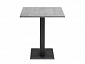 Мичиган Лофт 110х70 25 мм бетон / черный матовый Стол деревянный - фото №4
