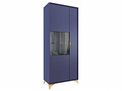 Шкаф 2-х дверный со стеклом Челси - фото №1