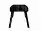 Стол DikLine XLS160 мрамор черный глянец/ черный / опоры черные - фото №6
