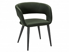 Кресло Hugs тёмно-зеленый/черный - фото №1
