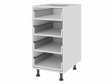 Тумба напольная с 4- мя ящиками 40 х 82 см Коктейль - фото №1, 5500100200176