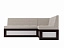 Кухонный угловой диван Нотис Правый (98х170), вельвет бархатного типа - миниатюра
