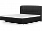 Кровать-11 с подъёмным основанием 1400 Марсель (Черный) - фото №2