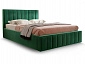 Кровать Вена Стандарт 180 с ПМ (Мора зеленый) - фото №2