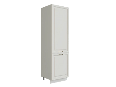 Шкаф П600Х под холодильник Ницца БЕЛ/АНД/СИЛК Ф92 - фото №1, 888_ММК-00081670