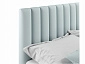 Мягкая кровать Olivia 1600 мята пастель с подъемным механизмом - фото №6