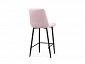 Седа велюр розовый / черный Барный стул - фото №8