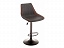 Kozi серый / коричневый Барный стул, искусственная кожа - миниатюра