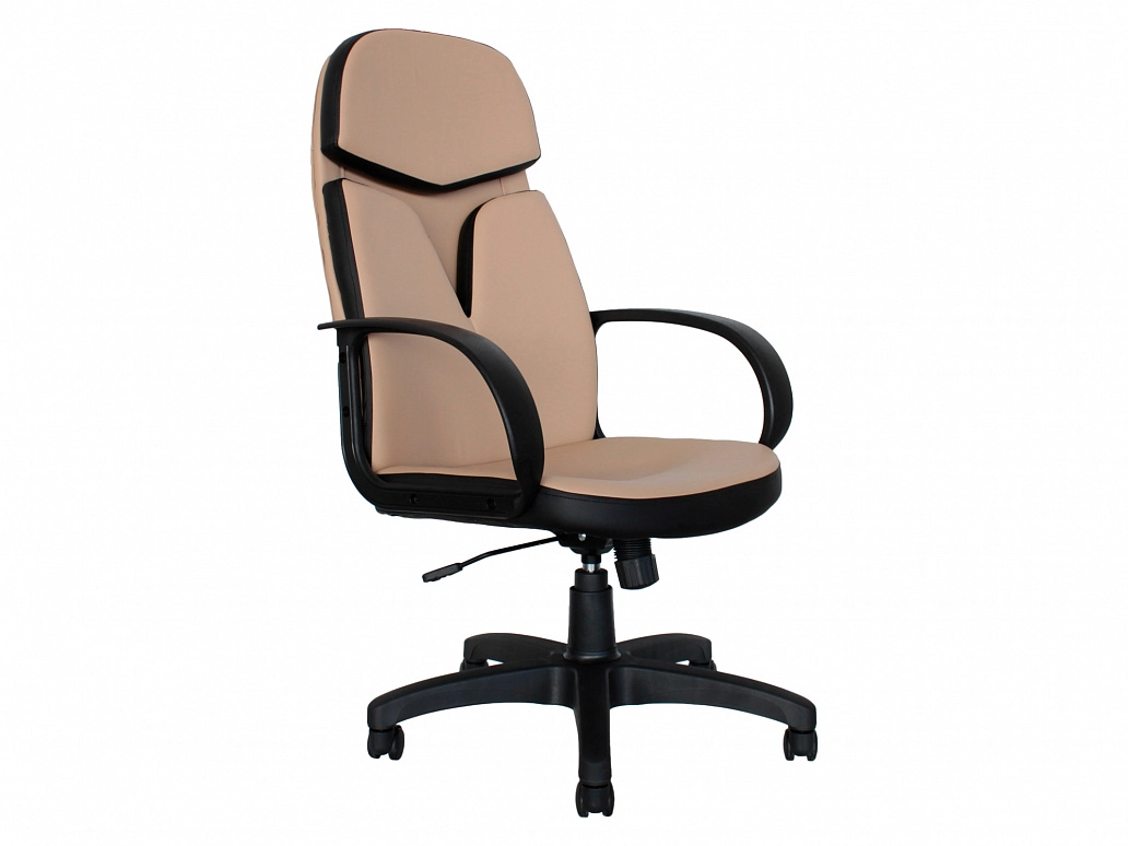 Кресло руководителя Office Lab comfort-2562 Эко кожа Слоновая кость - фото №1