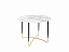 Стол обеденный STOOL GROUP Даймакс 110*110 Белый мрамор, металл - миниатюра