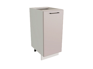 Шкаф Н350 с 1-ой дверью Мемфис БЕЛ/ЯП/ШЕЛК Ф36 - фото №1, 888_ММК-00039851