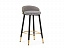 Kardial gray / black Барный стул, экокожа, ткань - миниатюра