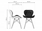 PC-027 black / white Стул деревянный - фото №3