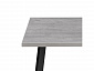 Тринити Лофт 120х80х75 25 мм бетон / черный матовый Стол деревянный - фото №9