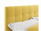 Мягкая кровать "Selesta" 1600 желтая с ортопед.основанием - фото №5