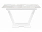 Иматра 140(180)х80х76 carla larkin / белый Керамический стол - фото №4