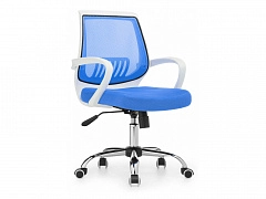 Ergoplus белое / голубое Компьютерное кресло - фото №1