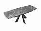Стол DikLine SKU140 Керамика Серый мрамор/подстолье черное/опоры черные - фото №6