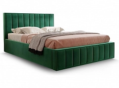 Кровать Вена Стандарт 160 с ортопедом (Мора зеленый) - фото №1, mdm1205206550