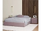 Мягкая кровать-софа без изголовья Base 1600 лиловый с подъемным механизмом - фото №3